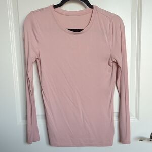Women's Pink Long Sleeve Top